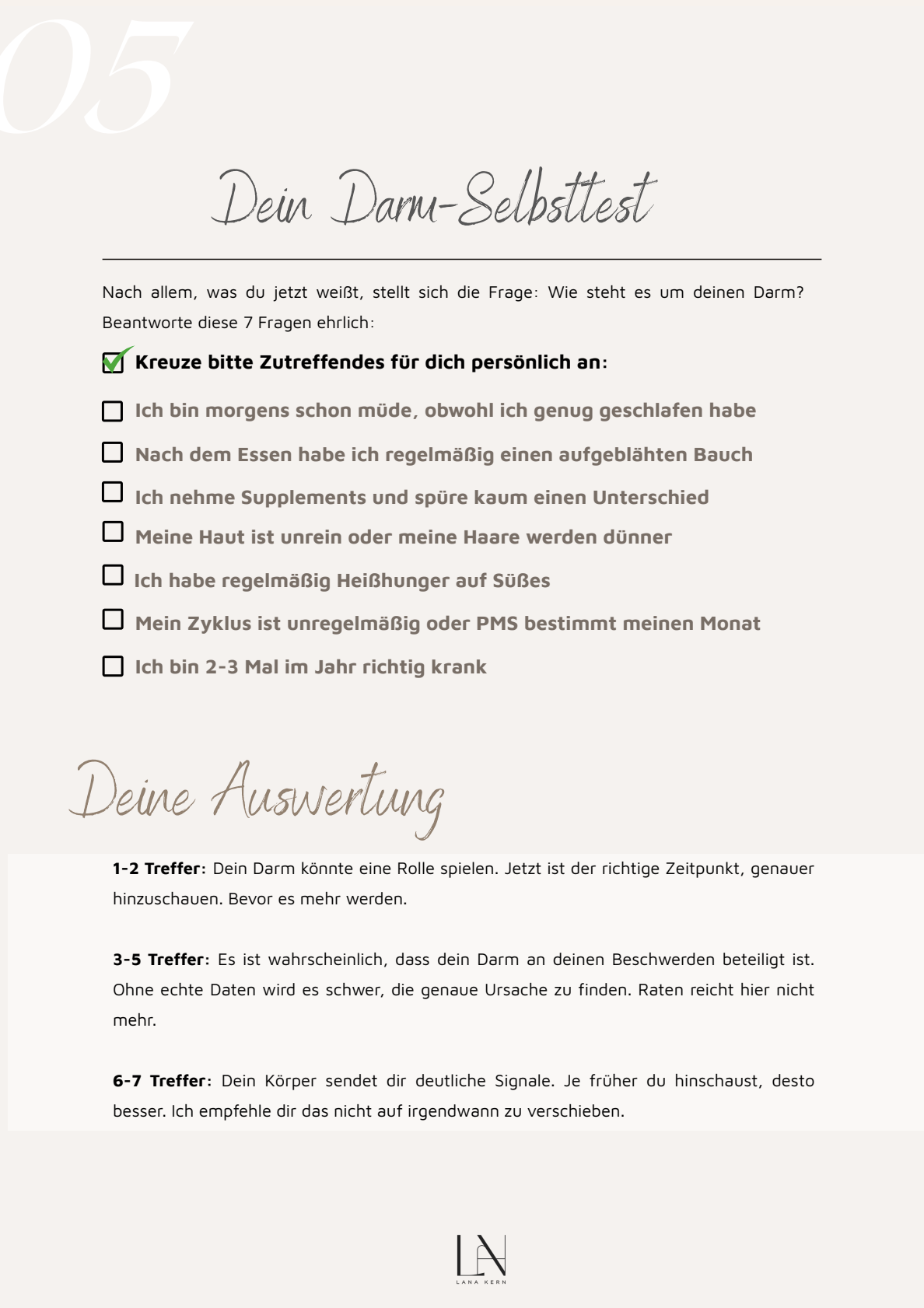 Einblick in Darm-Guide, Vorschauseite 1
